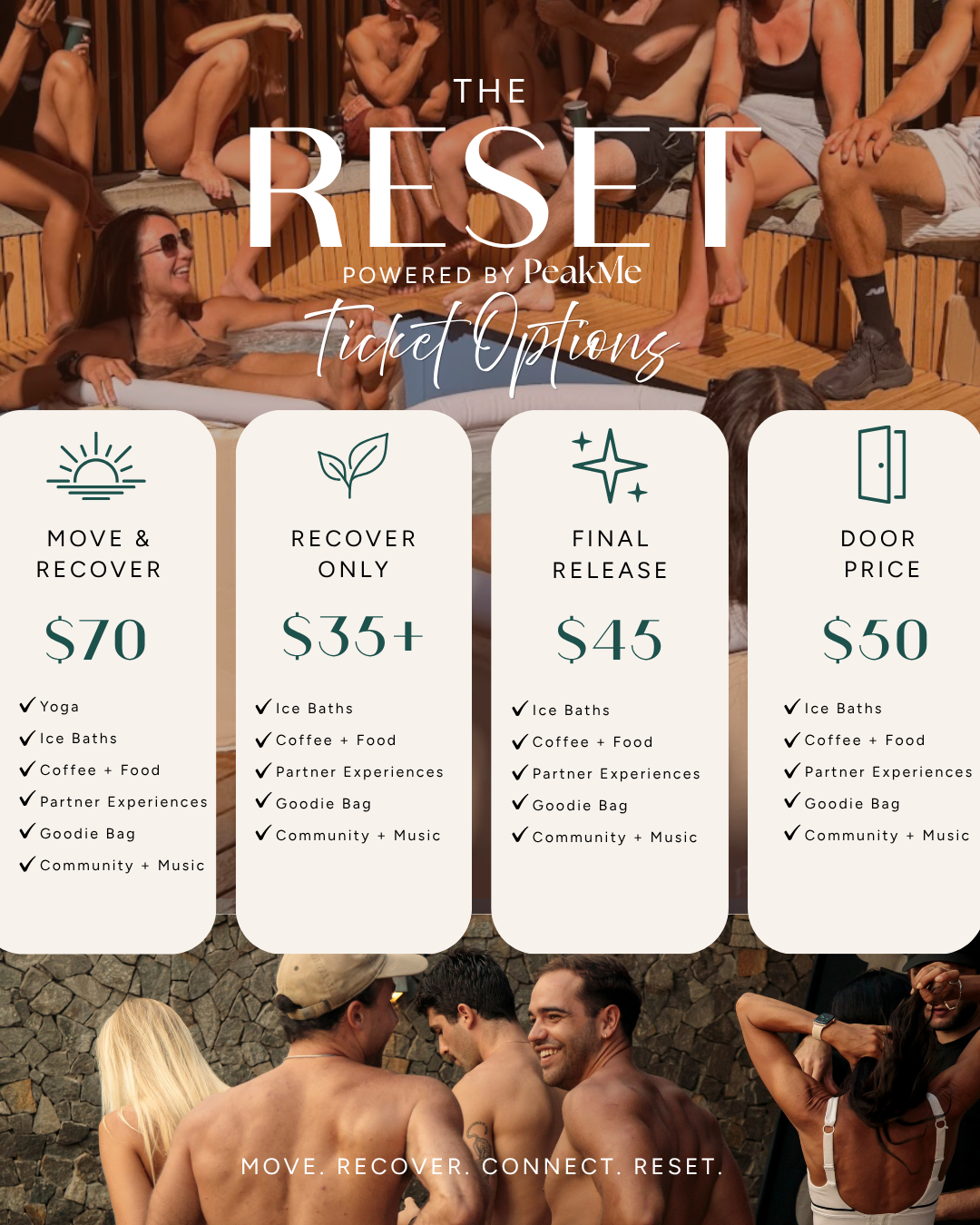 Reset Event / Rooftop 01 - Ice Baths, Coffee & Community