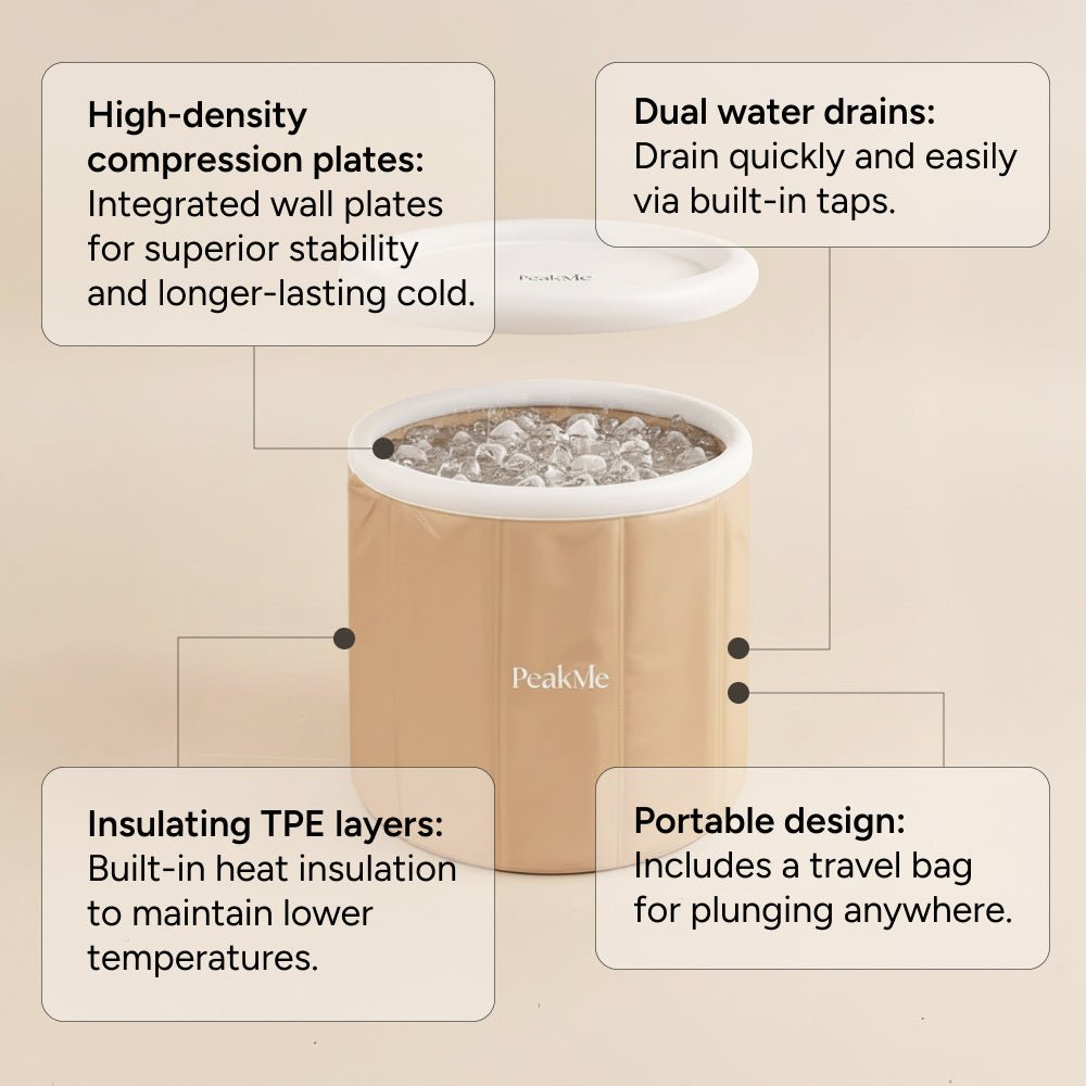 Core Ice Bath - Australian - Exclusive Design by PeakMe, SKU PK-ICE-003