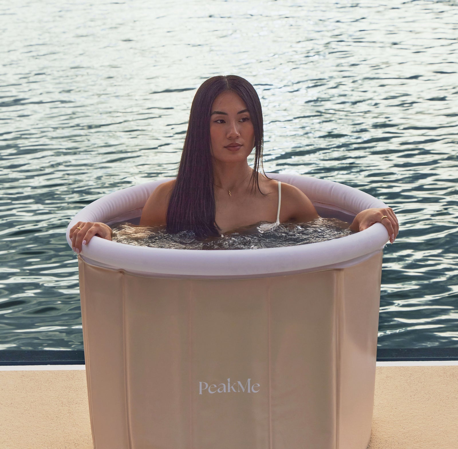 Core Ice Bath - Latte by PeakMe, SKU PK - ICE - 003