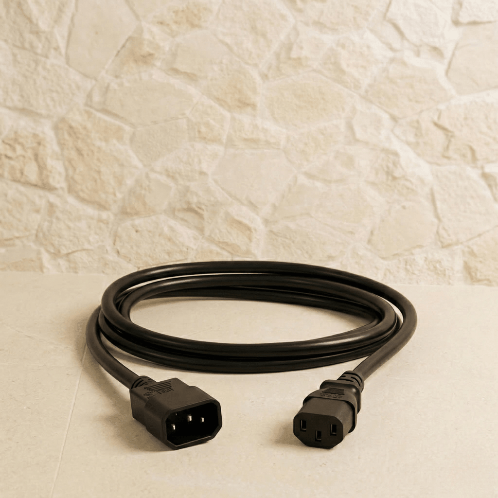 Red Light Daisy Chain Power Cord 1.5m by PeakMe, SKU PK-PC-001