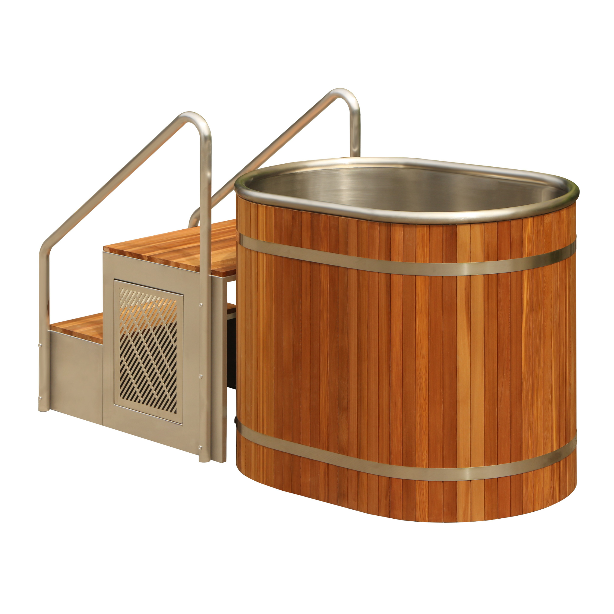 Glacier Solo Premium Cedar Ice Bath