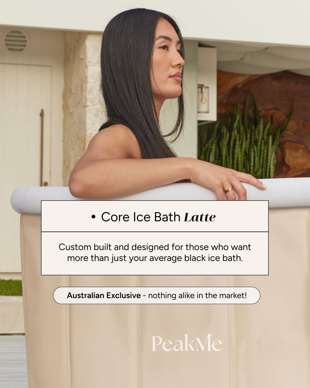 Core Ice Bath - Latte by PeakMe, SKU PK-ICE-003