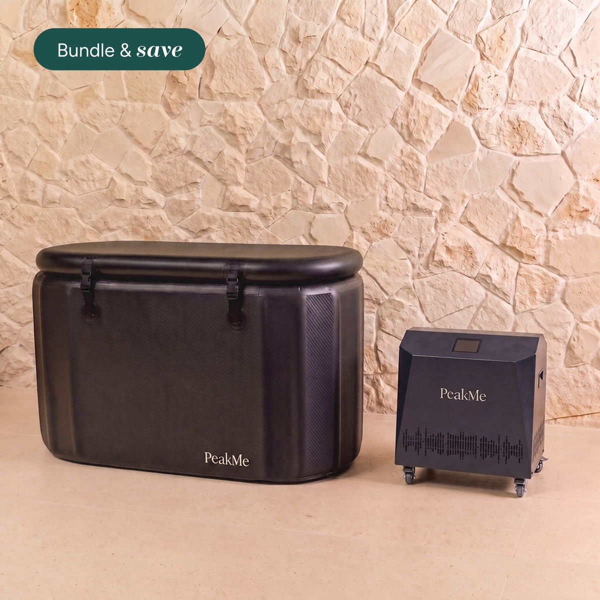 Flow Ice Bath + Pro Chiller by PeakMe, SKU PK-BDL-0010