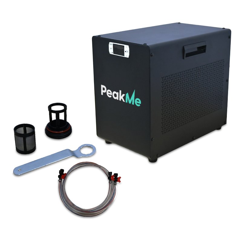 PeakMe Focus Chill - 0.3HP Ice Bath Chiller (Achieve 3°C) by PeakMe, SKU PK - CH - 001