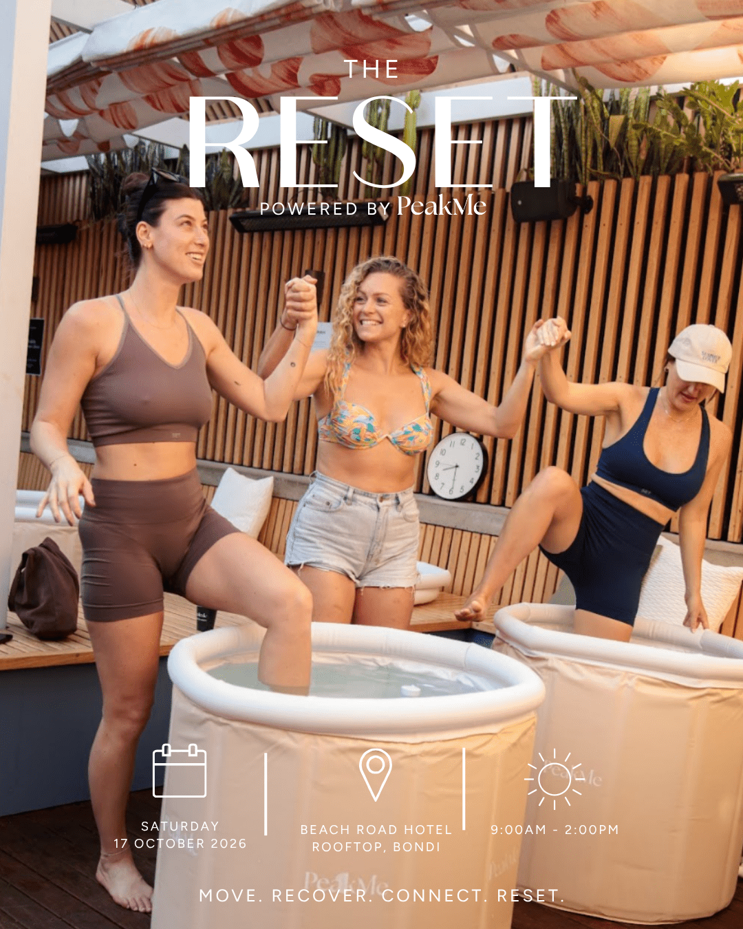 Reset Event / Rooftop 01 - Ice Baths, Coffee & Community by PeakMe, SKU 