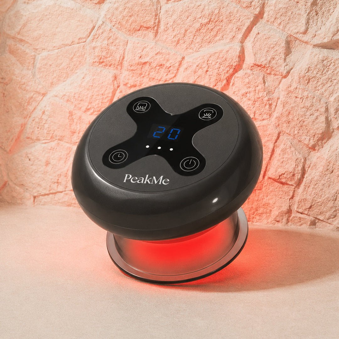 RevitaCup - Red Light Cupping Therapy. 660nm + 850nm. Adjustable Suction. by PeakMe, SKU PK-RLT-CUP